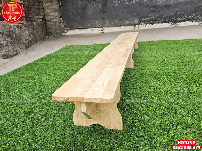 Ghế băng thể dục cho bé mầm non bằng gỗ TP7-029