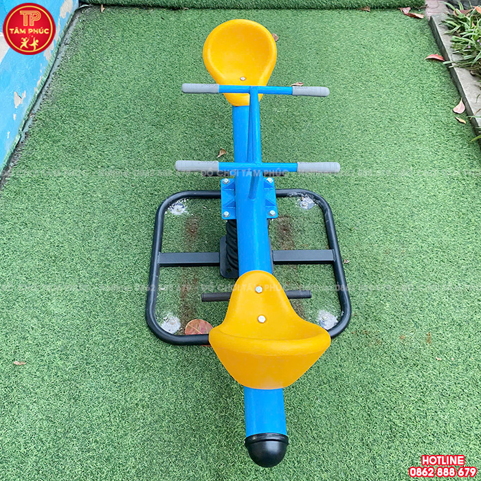 Bập bênh lò xo ngoài trời 2 chỗ ngồi cho trẻ em TP3-024