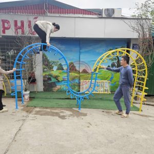 Thang leo gợn sóng cho trẻ em leo trèo vận động ngoài trời TP7-032
