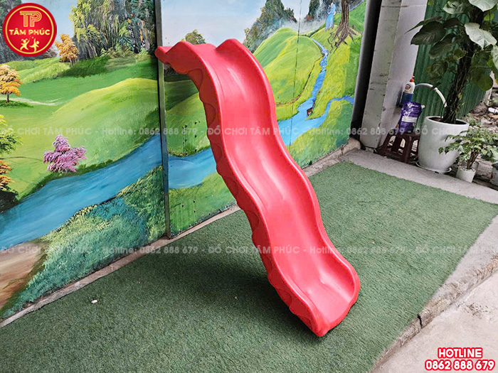 Máng trượt đơn lượn sóng cho nhà bóng ngoài trời TP9-055