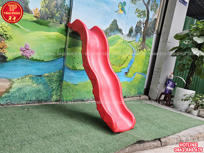 Máng trượt đơn lượn sóng cho nhà bóng ngoài trời TP9-055