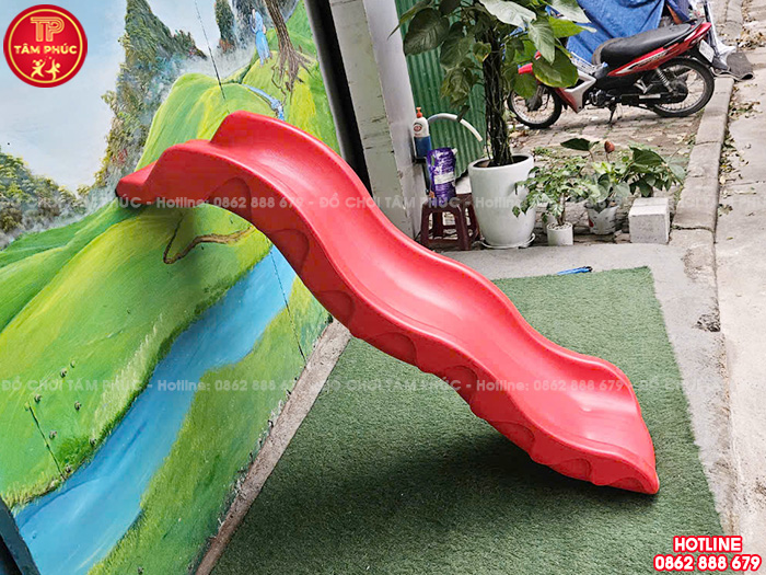 Máng trượt đơn lượn sóng cho nhà bóng ngoài trời TP9-055