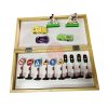 Bộ sa bàn giao thông cho bé mầm non bằng gỗ thông TTO-077