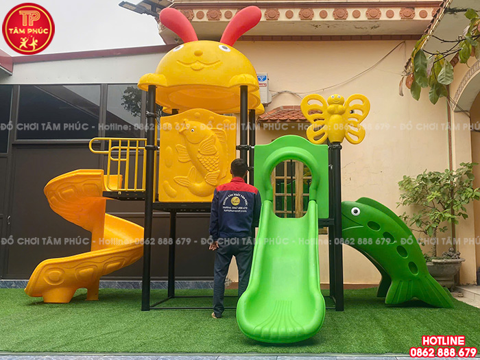 Công trình: Lắp đặt cầu trượt ngoài trời cho trường mầm non tư thục tại Vĩnh Phúc