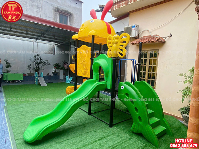 Công trình: Lắp đặt cầu trượt ngoài trời cho trường mầm non tư thục tại Vĩnh Phúc