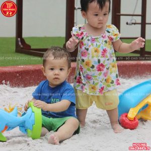 Cát trắng cho sân khu vui chơi trẻ em giá tốt TP-KVC-005