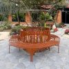 Ghế sắt vậy quanh gốc cây đẹp giá rẻ TP9-056