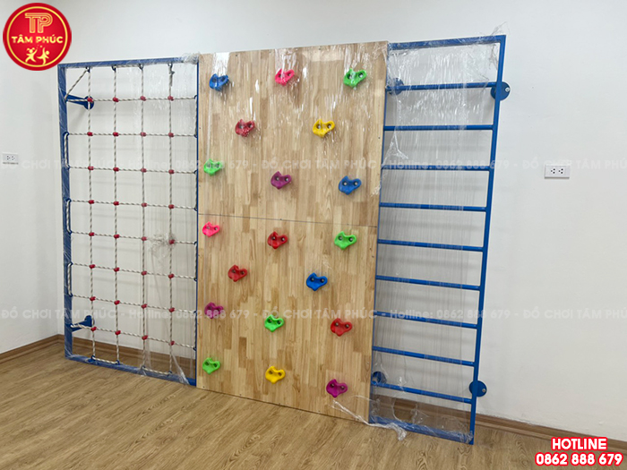 Bộ vách leo núi trong nhà cho bé – Xu hướng thiết kế không gian vận động hiện đại năm 2026
