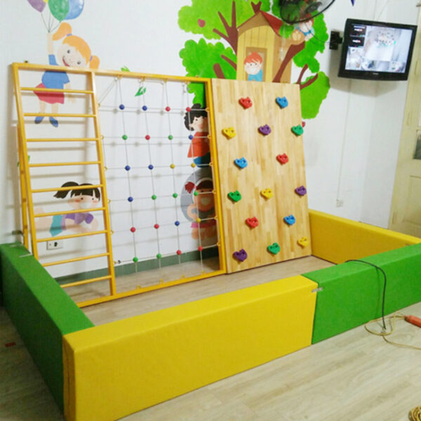Bộ vách leo núi trong nhà cho bé – Xu hướng thiết kế không gian vận động hiện đại năm 2026