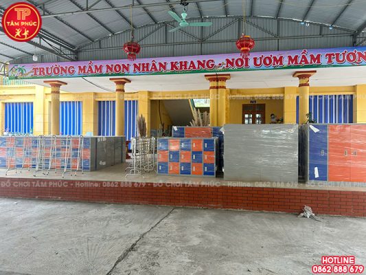 Công trình lắp đặt bàn giao thiết bị và đồ chơi cho trường mầm non tại Thái Nguyên