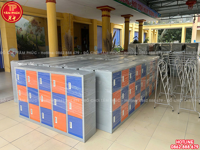 Công trình lắp đặt bàn giao thiết bị và đồ chơi cho trường mầm non tại Thái Nguyên