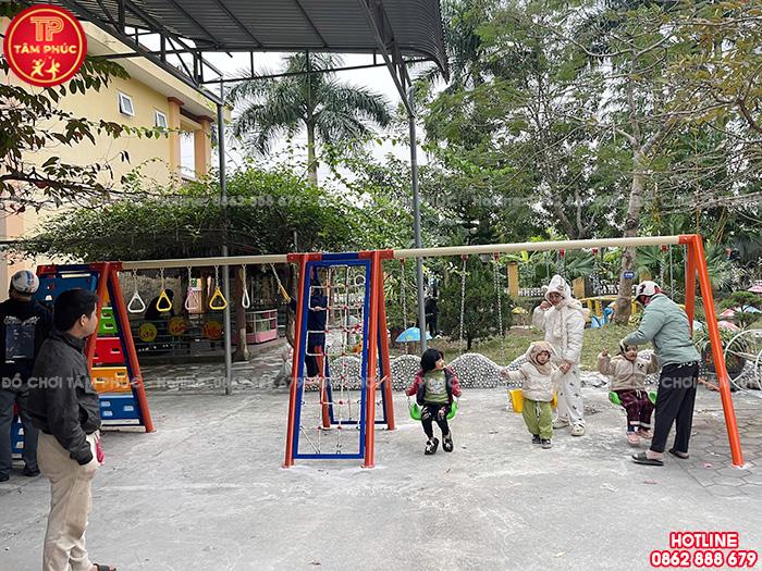 Công trình lắp đặt bàn giao thiết bị và đồ chơi cho trường mầm non tại Thái Nguyên