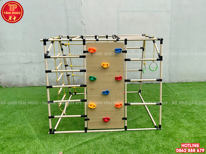 Công trình lắp đặt sân chơi trẻ em ngoài trời cho trường mầm non tư thục