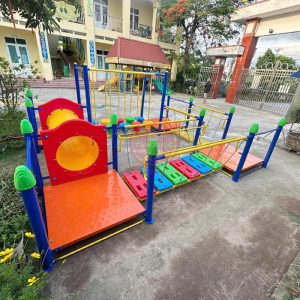 Bộ vận động thể chất đa năng ngoài trời cho bé mầm non TP7-033