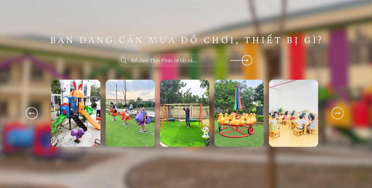 Banner Đồ Chơi Mầm Non Tâm Phúc