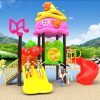 Bộ cầu trượt liên hoàn ngoài trời 2 khối nhập khẩu cho bé TP1-196
