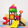Cầu trượt liên hoàn ngoài trời 1 khối nhập khẩu cho bé TP1-198