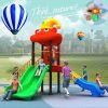 Cầu trượt liên hoàn ngoài trời 1 khối nhập khẩu cho bé TP1-198