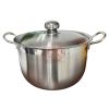 Nồi inox 1 đáy 12 lít cho bếp ăn trường mầm non NT8-019