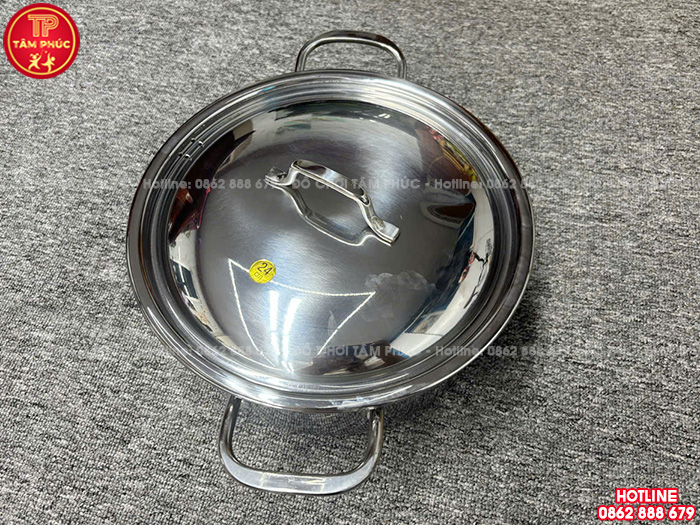 Nồi bếp từ inox 5 lít cho trường mầm non NT8-020