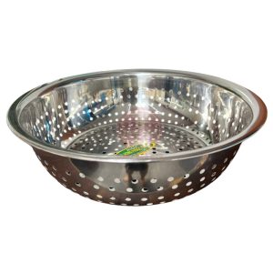 Rổ inox 40cm cho bếp ăn trường mầm non NT8-021