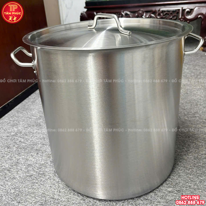 Nồi inox 50 lít cho trường mầm non giá tốt NT8-023