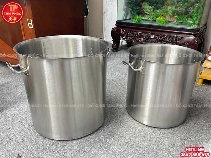 Nồi inox 50 lít cho trường mầm non giá tốt NT8-023