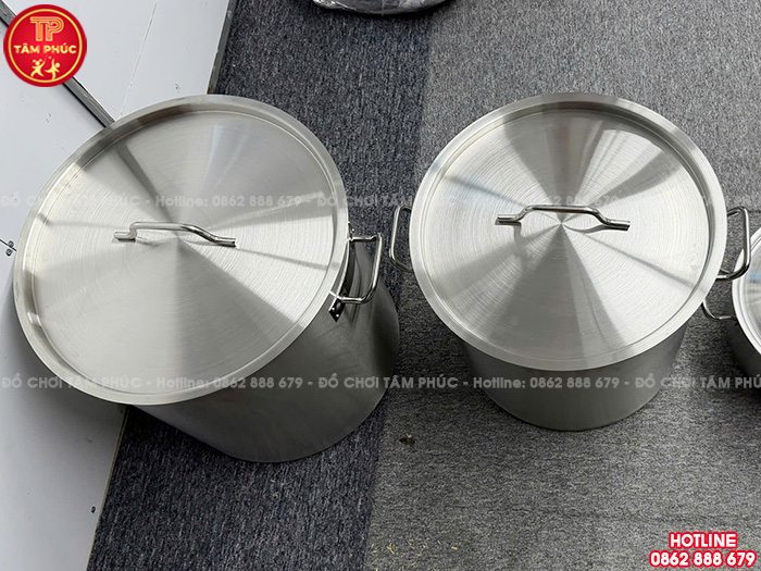 Nồi inox 70 lít cho nhà bếp trường mầm non NT8-024