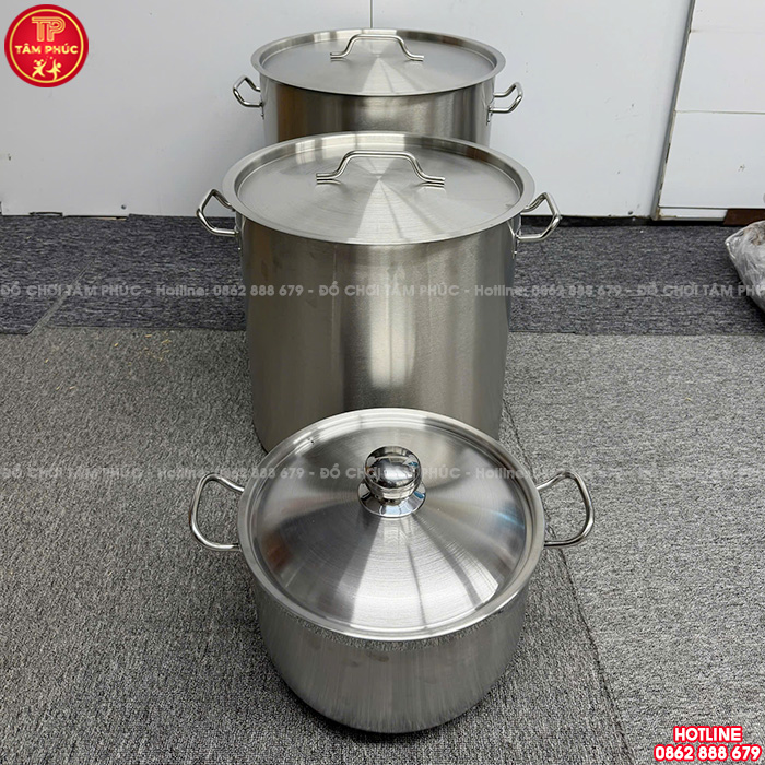 Nồi inox 70 lít cho nhà bếp trường mầm non NT8-024