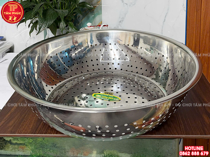 Rổ rửa inox 56cm cho trường mầm non NT8-025