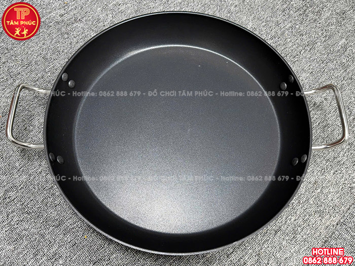 Chảo đáy bằng cho bếp ăn trường mầm non NT8-027