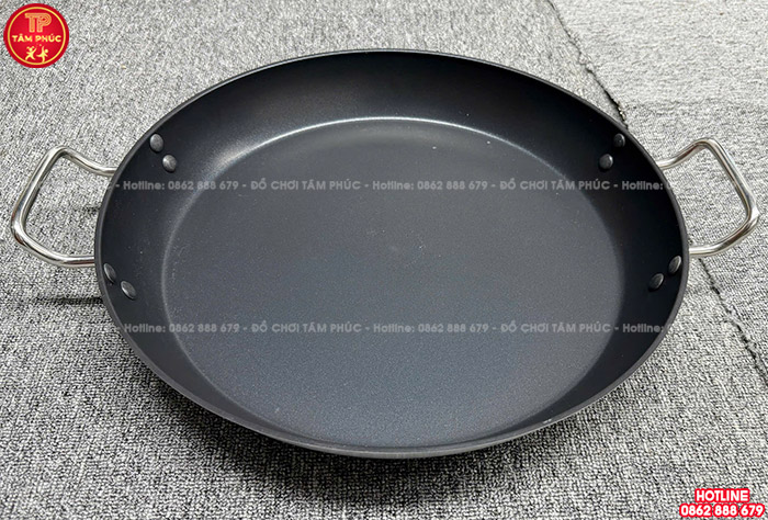 Chảo đáy bằng cho bếp ăn trường mầm non NT8-027