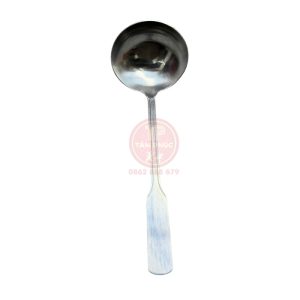 Môi múc canh inox cán bẹt cho trường mầm non NT8-037