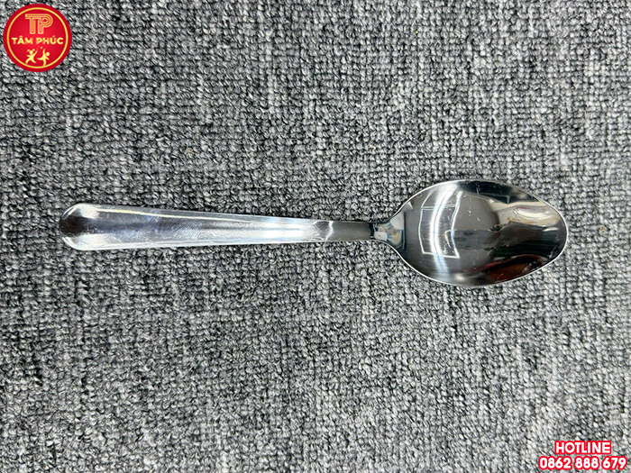 Thìa ăn inox cho bếp ăn trường mầm non NT8-039
