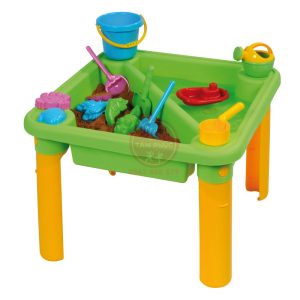 Bể chơi cát nước 2 ngăn bằng nhựa cho bé kèm phụ kiện TP13-005
