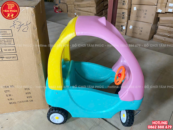 Xe chòi chân Police cho bé nhựa nhập khẩu NK6-031