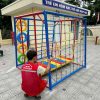 Vận động sàn lắc đa năng kèm vách leo thang leo cho bé TP4-047