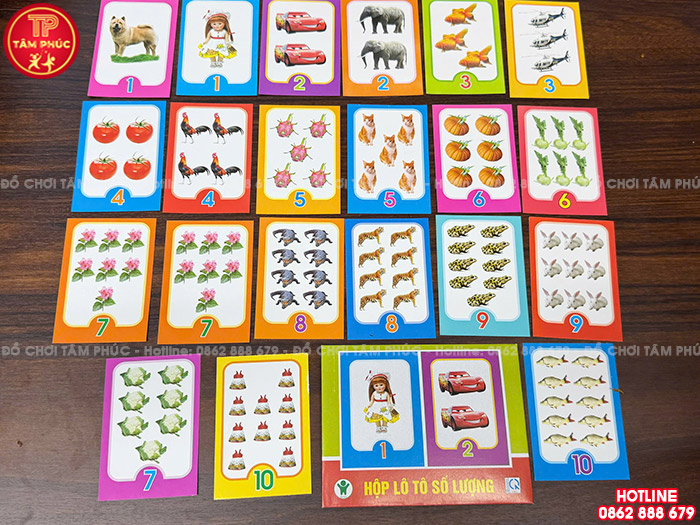Lô tô số lượng cho bé mầm non TTI-070
