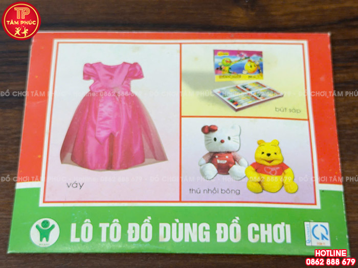 Lô tô đồ dùng đồ chơi cho bé mầm non TTI-071