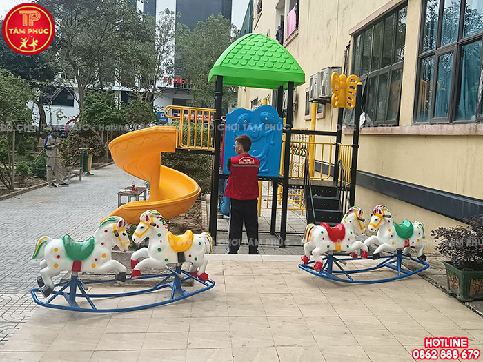 Công trình lắp đặt đồ chơi ngoài trời cho khách sạn tại Sầm Sơn, Thanh Hoá