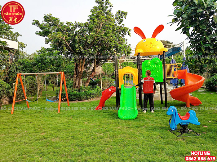 Thi công lắp đặt đồ chơi ngoài trời cho Villa tại Ba Vì, Hà Nội