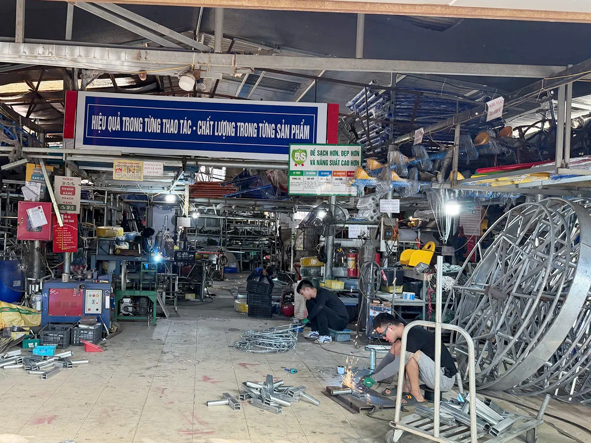 Trực tiếp gia công tại xưởng Đồ Chơi Tâm Phúc