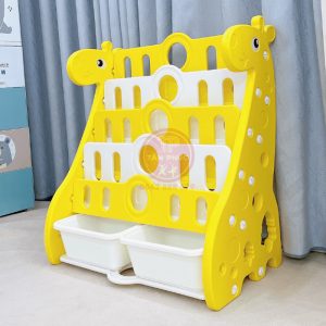 Giá sách cho bé hình con Hươu cao cổ nhựa nhập khẩu NK3-018