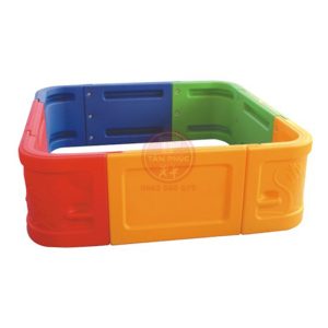 Bể bóng nhựa hình chữ nhật cho bé mầm non NK9-007