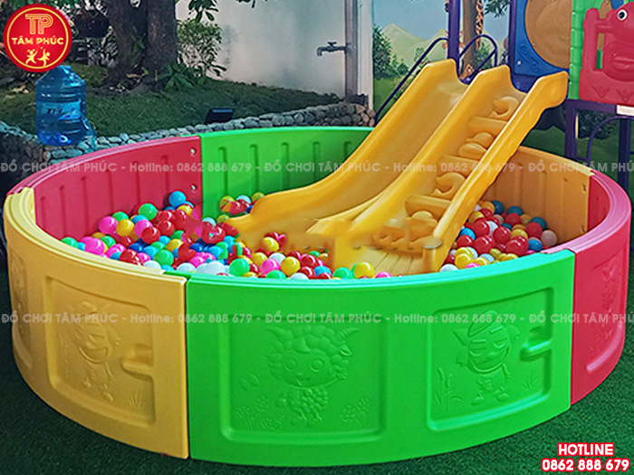 Quây bóng nhựa hình tròn cho bé mầm non NK9-008